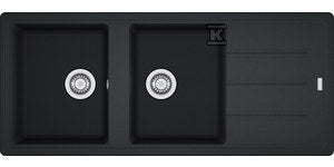 Zlewozmywak wbudowywany Fragranit+ Basis BFG 621 Onyx