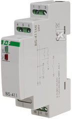 Przekaźnik bistabilny z pamięcią 9÷30 v ac/dc, montaż na szynie din, z przekaźnikiem inrush 160a/20ms BIS-411M-LED-24V