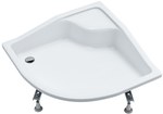 Brodzik akrylowy Standard Plus "Bona" 90x90x27/ cm R55, półokrągły