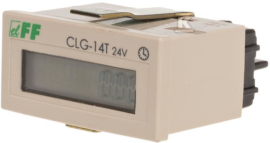 Licznik czasu pracy panelowy, bez resetu 24v dc CLG-14T-24V