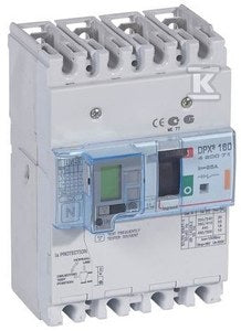 Wyłącznik z wyzwal. termiczno-magnetycznym DPX3 160 4P 63A 25ka z zab. r-pr.