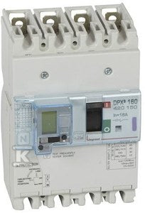 Wyłącznik z wyzwal. termiczno-magnetycznym DPX3 160 4P 16A 50ka z zab. r-pr.