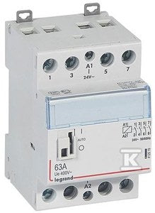 Stycznik modułowy sm 363 63A 24V 4no z manipulatorem