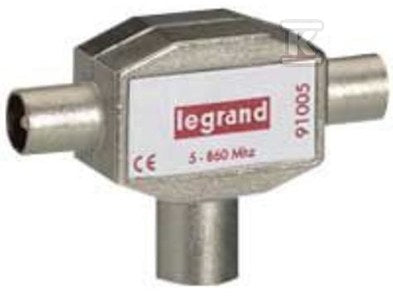 Splittery ekranowane Ø9.52 mm - 862 mhz, 1 wejście żeńskie - 2 wyjścia męskie