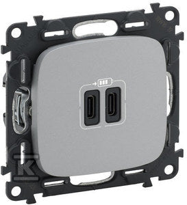 VAlur:al ładow 2xUSB typ C 3A