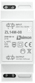 Zasilacz LED modułowy 14V, DC, 8W, SIMON54