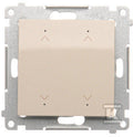 Łącznik/Przycisk roletowy podwójny elektroniczny (moduł) 230 V, złoty mat, SIMON54