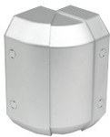 Regulowany kąt zewnętrzny ABS Cablomax 130x55mm, aluminium, CONNECT