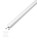 Profil Aluminiowy V-TAC 2mb Anodowany, Klosz Mleczny, Do gipsowania, Narożny wewnętrzny VT-8104