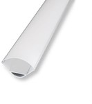 Profil Aluminiowy V-TAC 2mb Anodowany, Klosz Mleczny, Na dwie taśmy 21,5mm VT-8108