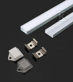 Profil Aluminiowy V-TAC 2mb Anodowany, Klosz Mleczny VT-9327 5 Lat Gwarancji