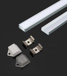 Profil Aluminiowy V-TAC 2mb Anodowany, Klosz Mleczny VT-8110