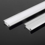 Profil Aluminiowy V-TAC 2mb Anodowany, Klosz Mleczny, Cienkościenny VT-8113