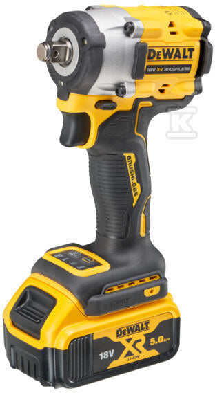 DeWalt 18V XR Kompaktowy klucz udarowy 1/2" 2X5Ah