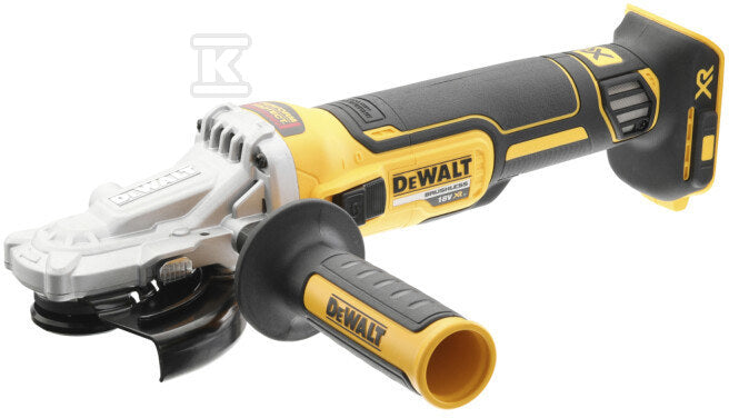 DeWalt 18V XR Szlifierka kątowa z płaską głowicą 125mm