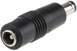 Adapter gniazdo 5.5x2.1mm na wtyk 0.7x2.35mm DC PLUG-P1J-P3A