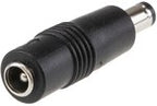 Adapter gniazdo 5.5x2.1mm na wtyk 0.7x2.35mm DC PLUG-P1J-P3A