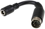 Adapter gniazdo 5,5x2,1mm wtyk DIN 4 pin DC PLUG-P1J-R7B