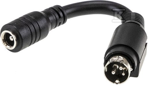Adapter gniazdo 5,5x2,1mm wtyk DIN 3 pin DC PLUG-P1J-R6B