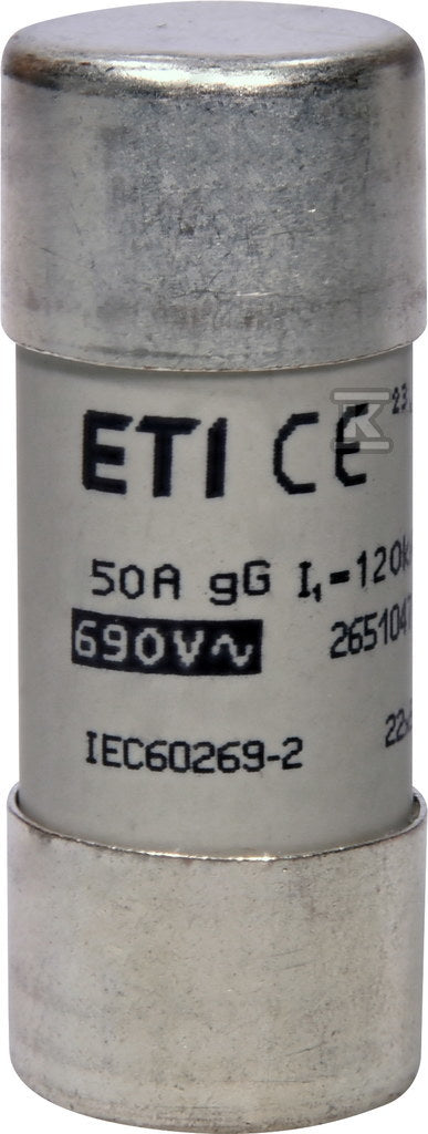 Wkładka cylindryczna topikowa CH22x58 gG 25A/690V