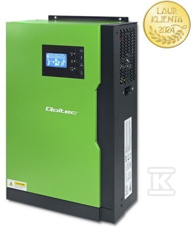 Falownik hybrydowy jednofazowy Qoltec off-grid 53887, 5,5KW 1MPPT, WIFI, 2 lata gwarancji