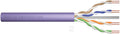 Kabel instalacyjny DIGITUS kat.6, U/UTP, B2ca, AWG 23/1, LSOH, 100m, fioletowy,