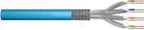 Kabel instalacyjny DIGITUS kat.6A, S/FTP, Eca, AWG 23/1, LSOH, 100m, niebieski, ofoliowany