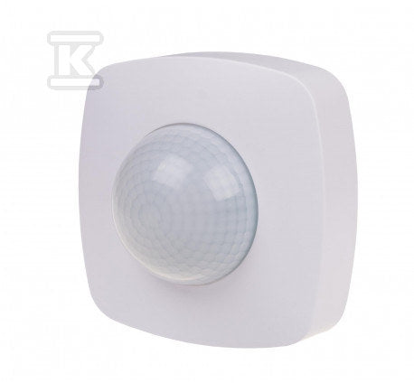 Czujnik ruchu pir z funkcją obecności, sufitowy, 360°, 10a, 230v DR-09
