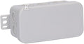 E126 - Puszka odgałęźna naścienna, biała IP54 85 x 44 x 40 mm E126W