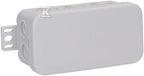 E126 - Puszka odgałęźna naścienna, biała IP54 85 x 44 x 40 mm E126W