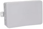 E126 - Puszka odgałęźna naścienna, biała IP54 85 x 44 x 40 mm E126W