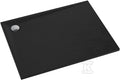 Brodzik kompozytowy Stabilsound Plus "Etrusco Black Stone" 90x120x3 cm, prostokątny