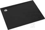 Brodzik kompozytowy Stabilsound Plus "Etrusco Black Stone" 90x120x3 cm, prostokątny