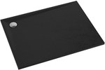 Brodzik kompozytowy Stabilsound Plus "Etrusco Black Stone" 90x120x3 cm, prostokątny