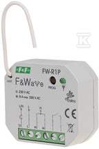 Radiowy pojedynczy przekaźnik bistabilny - montaż PDT 85÷265V AC/DC