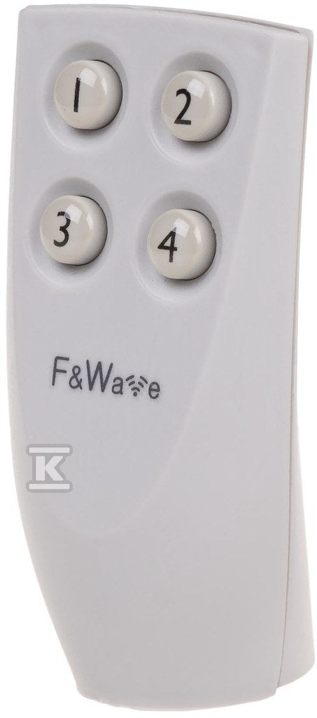 Pilot 4-przyciskowy zasilanie 3v, szary FW-RC4G
