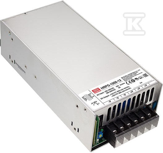 Zasilacz impulsowy 960W 12V 80A HRPG-1000-12