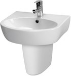 Bateria natryskowa ścienna Larga 1 uchwyt chrom