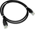 Patchcord U/UTP kat.6 PVC 5.0m czarny ALANTEC