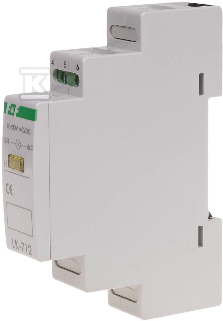 Lampka sygnalizacyjna LK-712 Y 1xLED żółta, Un=5÷10V AC/DC