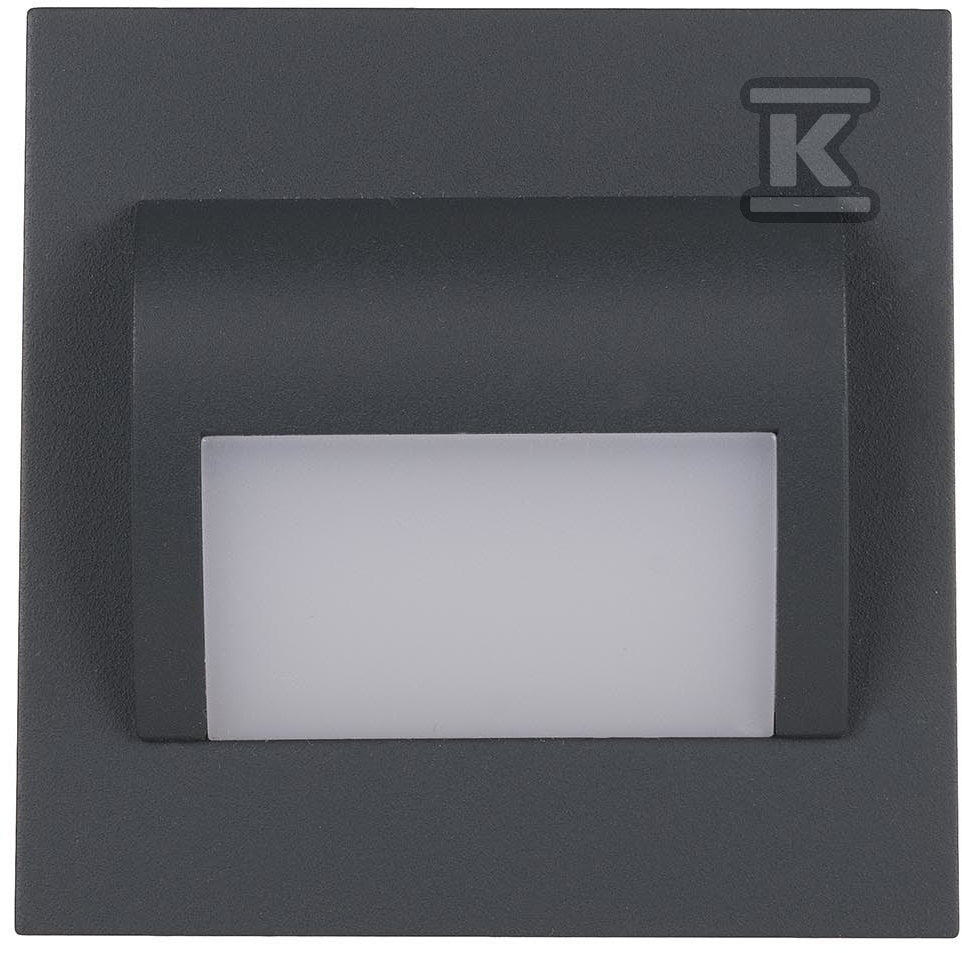 Oprawa schodowa LED Inga, antracyt, 1,2W, 5900K, zimna