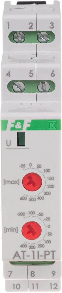 Przetwornik temperatury z wyjściem prądowym 4÷20 ma (at-1i-pt) Max-AT-1I-PT