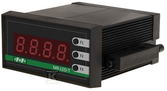 Panelowy wyświetlacz z przyciskami i komunikacją modbus rtu MAX-MR-LED-T