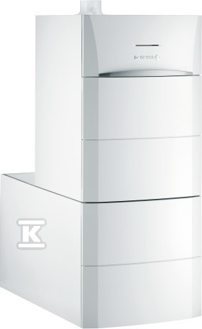 Kocioł gazowy kondensacyjny Modulens G AGC 25/VL 160 SL/DIEMATIC iSystem ze zintegrowanym podgrzewaczem c.w.u. leżącym
