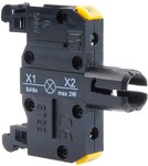 OPRAWA LAMPKI BA9S (BEZ ŹRÓDŁA ŚWIATŁA) SZYNOWA - LED 24VAC/DC BA9S ST22-1417\R06