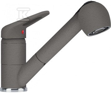 Bateria kuchenna Prince II pull-out spray Kamienny Szary