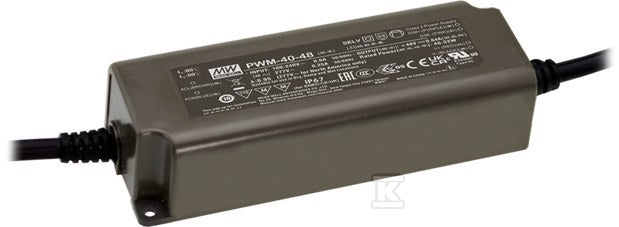 Zasilacz LED 40W 24V 1.67A PWM-40-24