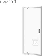 Drzwi Pivot kabiny prysznicowej Arteco 80 x 190 szkło transparentne
