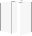 Zestaw B790 walk-in mille ścianka stała chrom 120x50x200 wir