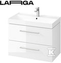 Set B660 Larga 80 biały (szafka FSC MI x SGSCH-COC-007574 + umywalka)VIRT